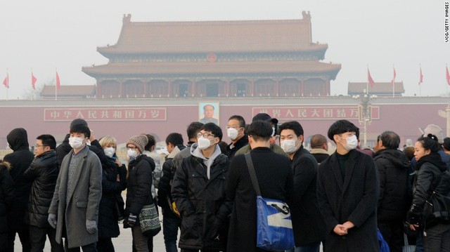  Cuối năm, nhưng Trung Quốc lần đầu tiên phải báo động đỏ ô nhiễm không khí tại 23 thành phố 
