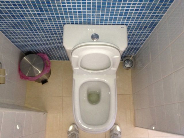  Mặc dù chúng ta đều biết rằng toilet là ổ chứa vi khuẩn nhưng không ai hiểu tại sao cho đến nay các thiết kế bồn cầu trong hàng triệu hộ gia đình vẫn phải xả nước bằng tay, chứ không phải... bằng chân hay hệ thống xử lý tự động. Thêm vào đó, một bên của vòi xả còn thải lượng lớn nước xuống cống – một sự lãng phí nước sạch “không hề nhẹ”. 