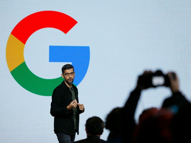  CEO Google tại sự kiện ra mắt sản phẩm hôm qua 