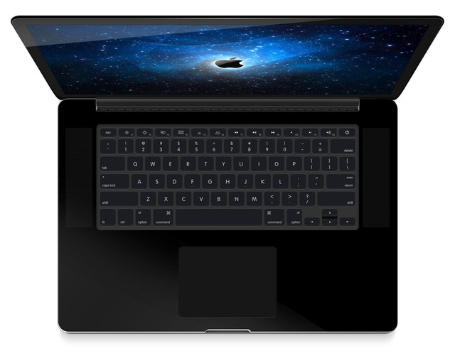 Nếu Apple trình làng MacBook màu đen bóng thì trông nó sẽ giống như thế này