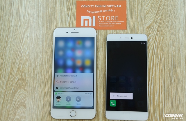  Có thể thấy rõ Xiaomi đã sao chép Apple với công nghệ màn hình cảm ứng lực 