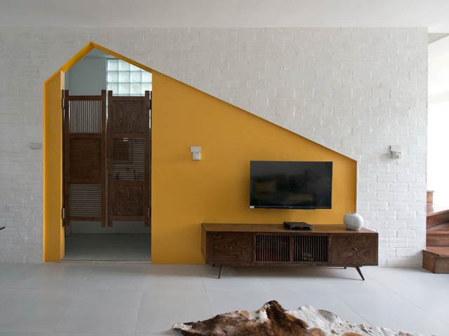 Nội thất được thiết kế theo phong cách tối giản (minimalism) nhường chỗ cho không gian sinh hoạt.