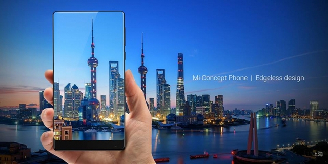 Xiaomi trình làng concept smartphone Mi MIX màn hình 6.4 inch, không cạnh trên, gần như không viền màn hình, khung gốm - Ảnh 1.