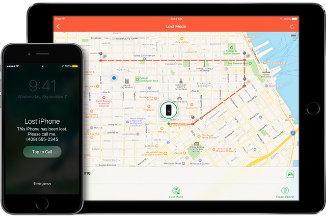  Tính năng Find My iPhone sẽ được nâng cấp bằng công nghệ hoàn toàn mới. 