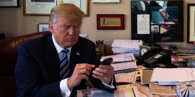 Ông Trump đã từng sử dụng một chiếc Galaxy S3.
