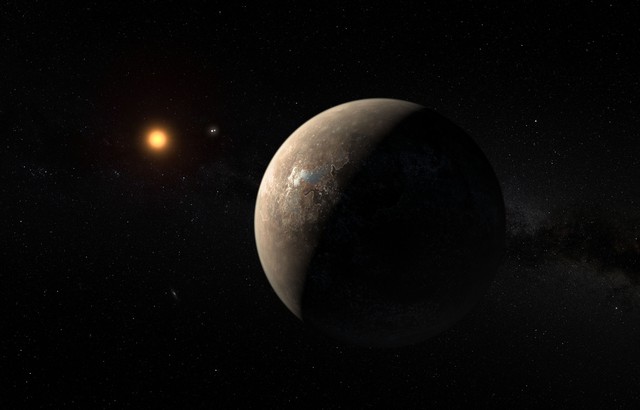  Hành tinh Proxima b. Ảnh minh họa: ESO/M. Kornmesser 
