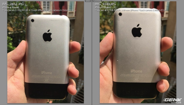  Khẩu độ f/1.8 giúp iPhone 7 có ảnh xóa phông mù mịt hơn, nhưng không phải lúc nào sự khác biệt này cũng dễ nhận ra 
