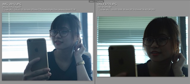  Một số hình ảnh so sánh khả năng chụp ảnh xóa phông của iPhone 7 Plus và Fujifilm X-E1 