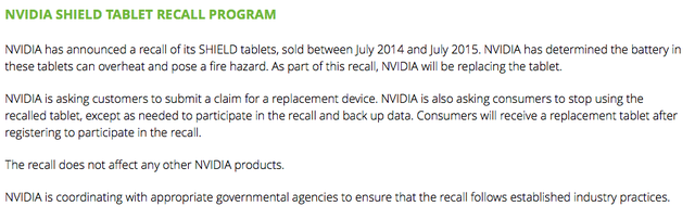  NVIDIA từng gặp phải tình cảnh như Samsung hiện nay với chiếc SHIELD Tablet 