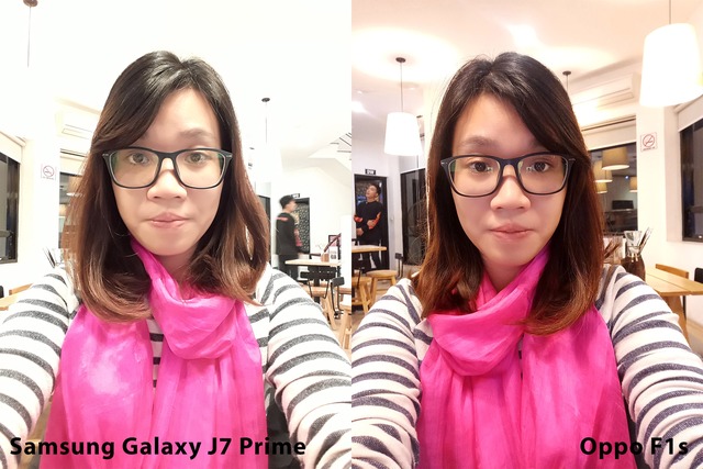  Việc lạm dụng tăng độ sáng khiến ảnh của Galaxy J7 Prime không những không tự nhiên, mà còn gây mất chi tiết ở các vùng sáng. 
