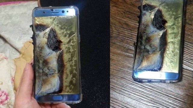  Những hình ảnh đầu tiên của cuộc khủng hoảng cháy nổ với Galaxy Note 7. 