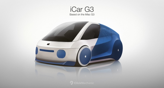  Đây là thiết kế trông gần nhất so với ngoại hình của những chiếc xe lưu thông hiện nay, có phần ra dáng một chút về một chiếc smartcar của Apple. 