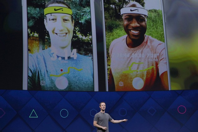  Mark Zuckerberg giới thiệu nền tảng Facebook Camera Effects, cho phép các nhà phát triển xây dựng các ứng dụng thực tế tăng cường, ví dụ như ứng dụng Nike cho phép bạn chia sẻ thời gian và vị trí chạy bộ với bạn bè. 