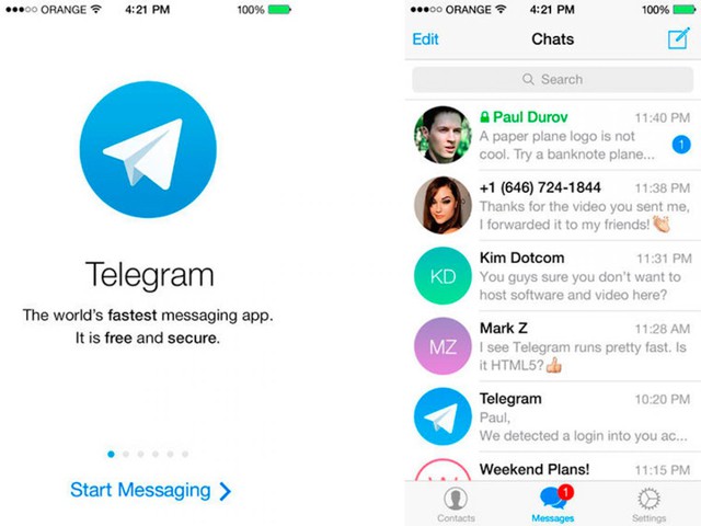  Dự án bí mật của Durov ở New York là Telegram, ứng dụng trò chuyện được mã hóa tuyệt đối tránh sự theo dõi. 