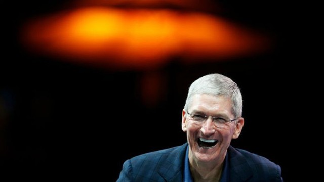  Tim Cook đang hài lòng với tình hình tài chính công ty. 