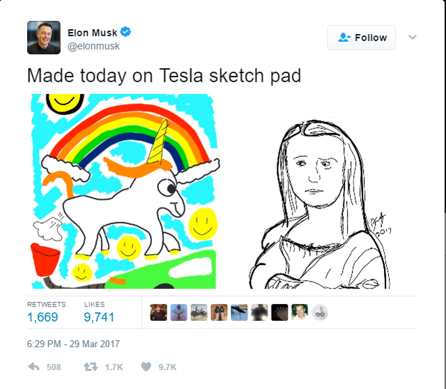  Dòng tweet mới được đăng tải của Elon. 