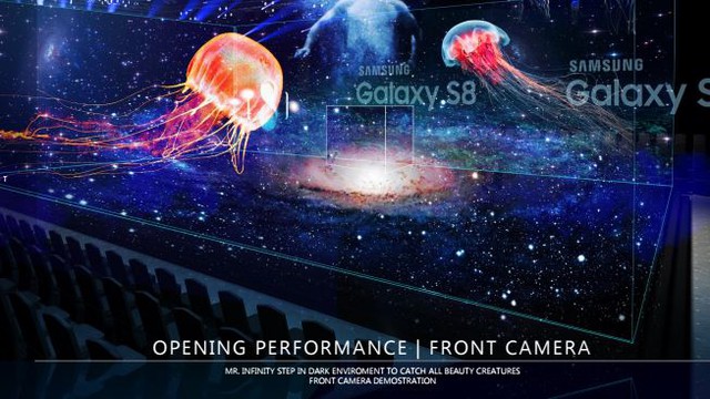  Sân khấu trình diễn Galaxy S8 cực kỳ hoành tráng với sự âm thanh và ánh sáng chuyên nghiệp từ Samsung 