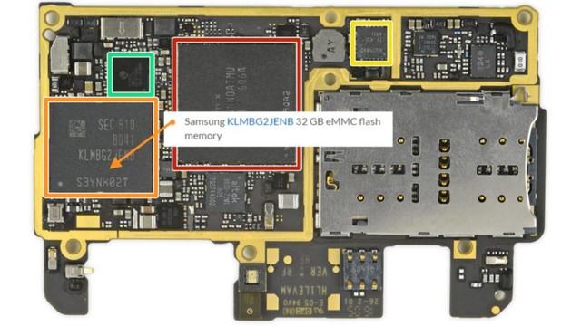 Một bộ nhớ 32GB của Samsung.