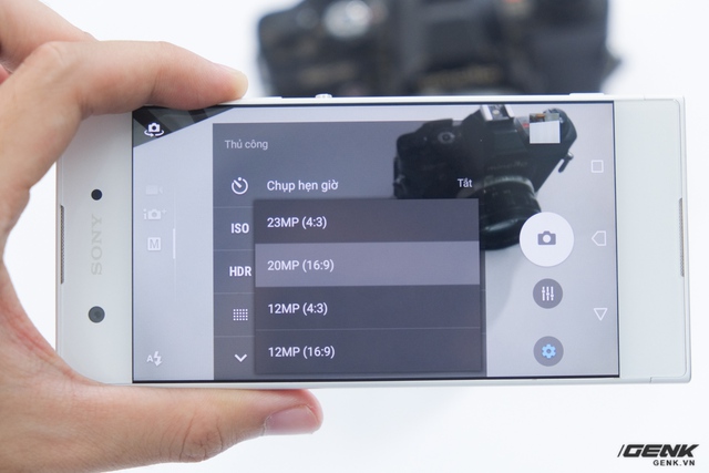  Một ưu điểm của Xperia XA1 được Sony nhấn mạnh là hệ thống camera với độ phân giải tối đa lên đến 23MP 