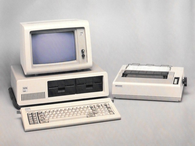 IBM PC 1981.