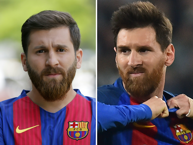  Đố biết ai là Messi thật? 