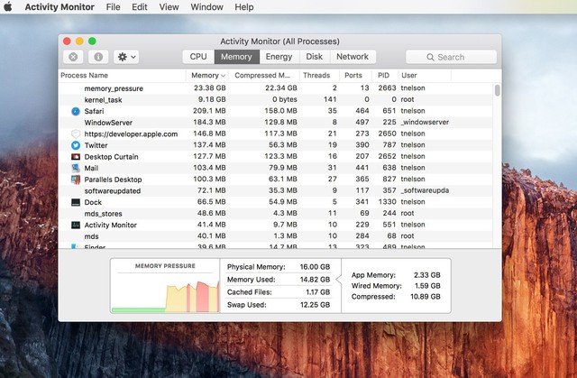  Kỹ thuật hoán đổi nén cũng được sử dụng trên Mac OS X. 