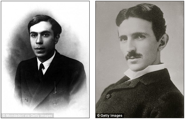  Nhà vật lý Ettore Majorana và thiên tài Nikola Tesla. 