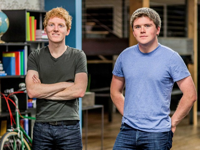  Hai nhà sáng lập Stripe - Patrick và John Collison 