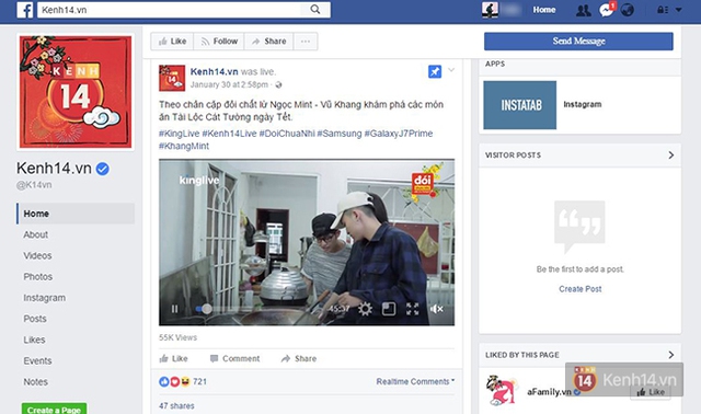 Trước đây video trên Facebook thường bị cố định tại một nơi thế này, không thể nào di chuyển ra một cửa sổ nhỏ khác được.