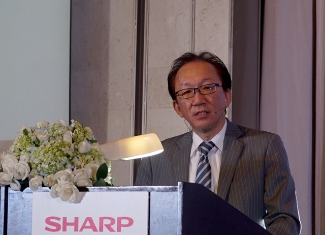  Ông Masashi Kubo, Tổng giám đốc Sharp Việt Nam - Ảnh: H.Đ 