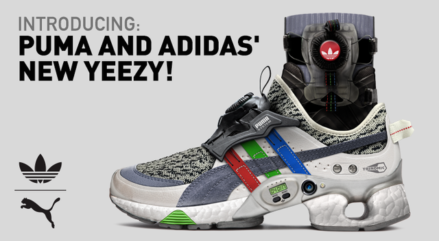  Mẫu Yeezy mới sắp được phát hành, sản phẩm này tích hợp tất cả tinh hoa thiết kế và công nghệ của adidas và PUMA!! 