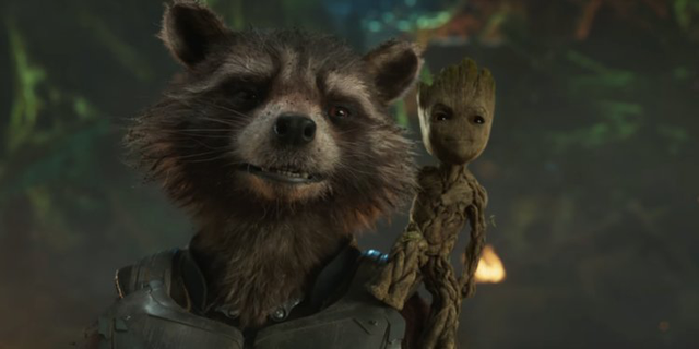  Cặp bài trùng đáng yêu Rocket Racoon và Groot. 