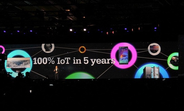  Mục tiêu của hãng là đến năm 2020, 100% thiết bị đều có chuẩn kết nối IoT. 