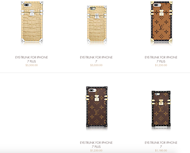  Toàn bộ các sản phẩm ốp lưng dành cho iPhone 7 và 7 Plus của Louis Vuitton 