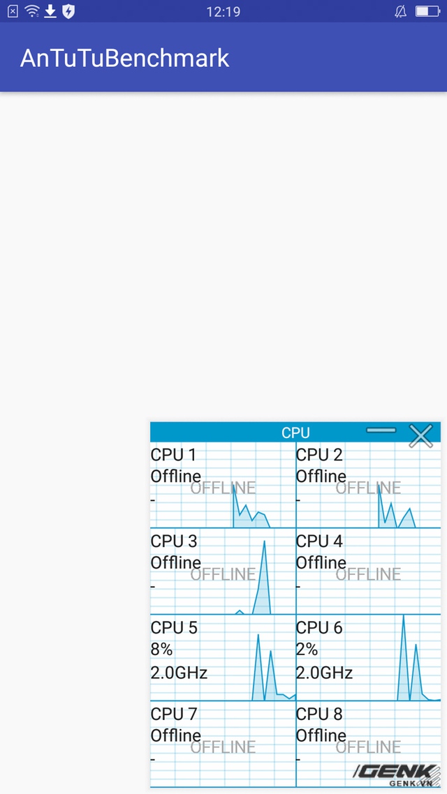  Phần mềm của Oppo bị đánh lừa bởi ứng dụng benchmark giả và vẫn kích hoạt 2 nhân A72 ở xung nhịp cao nhất 