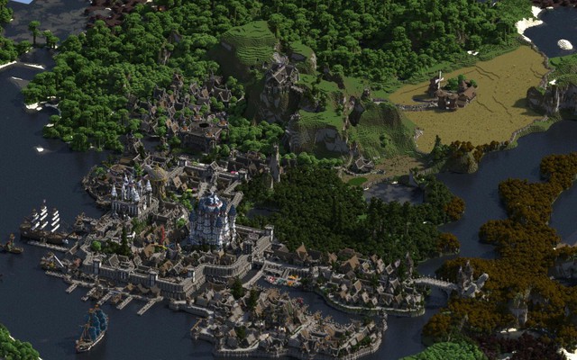 Quốc vương của Kingdom of Galekin, một người dùng tên Lindard trên diễn đàn Minecraft, cho biết rằng thế giới này đã được xây dựng trong 4,5 năm.