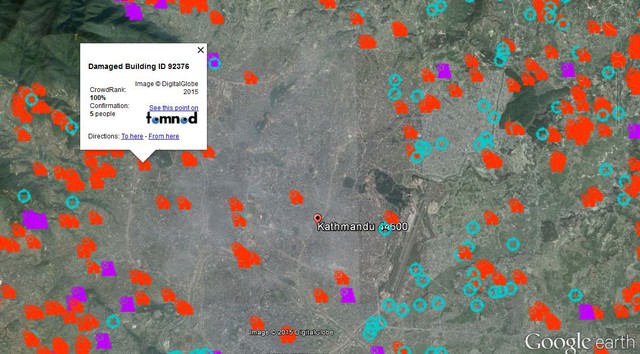  Những hình ảnh được cộng đồng xác nhận là khu vực bị thiệt hại trong trận động đất ở Nepal 2015. 