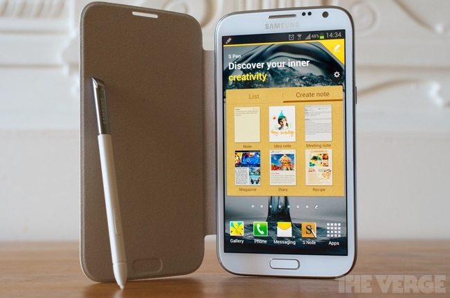 Galaxy Note II dùng chip khủng chính thức ra mắt