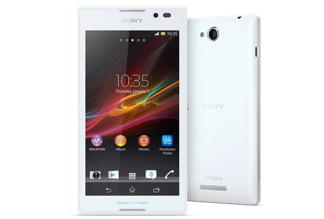  Tuy chỉ là điện thoại giá rẻ nhưng Xperia C lại sở hữu thiết kế đẹp mắt.