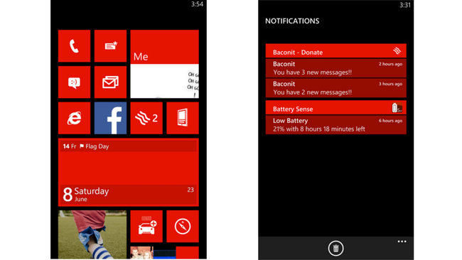  Lộ diện hệ thống Notification của Windows Phone 8.