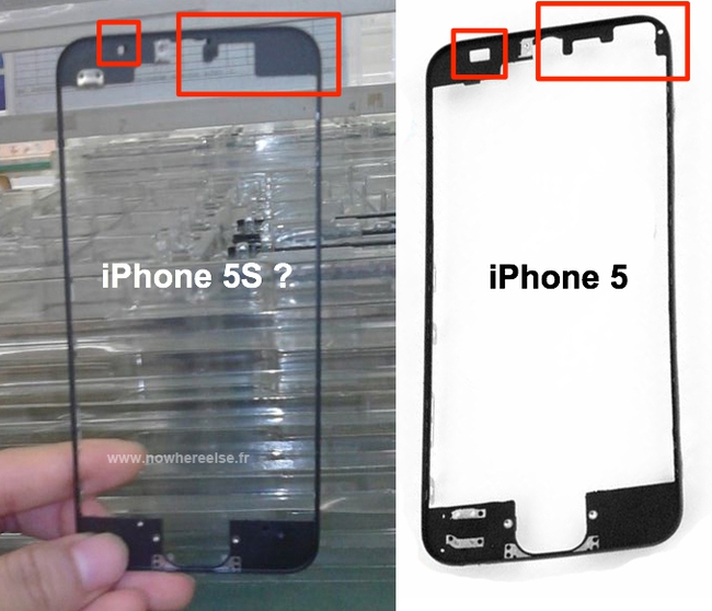 Thêm hình ảnh rò rỉ về iPhone 5S với vị trí đặt cảm biến hoàn toàn mới