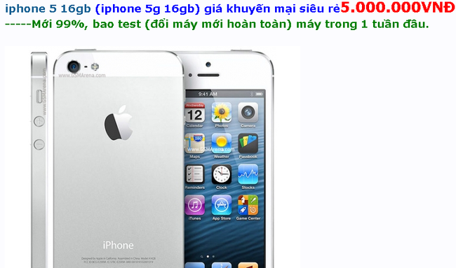 iPhone 5 và Galaxy S4 giá siêu rẻ "hút hàng"