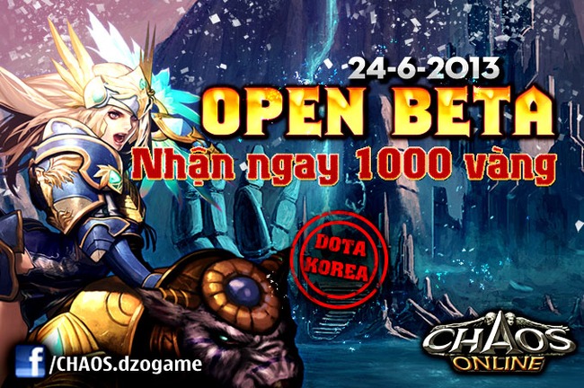 Chaos Online sẽ mở OBT vào ngày 24/06 tới cùng nhiều quà tặng hấp dẫn