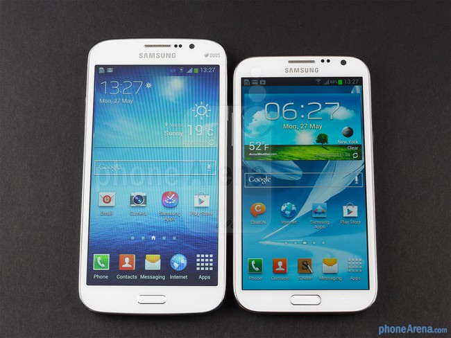 Galaxy Mega 5.8 và Galaxy Note II: Cuộc so tài của 2 “gã khổng lồ” 1