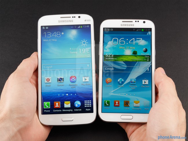 Galaxy Mega 5.8 và Galaxy Note II: Cuộc so tài của 2 “gã khổng lồ” 7