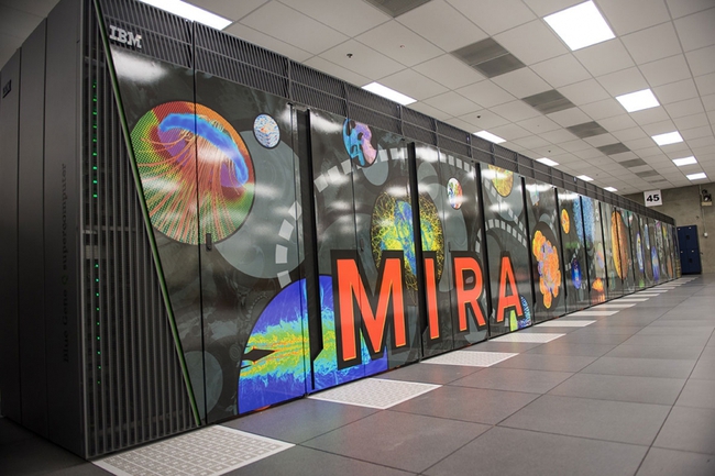  Mira, Phòng thí nghiệm năng lượng quốc gia Argonne. Máy có 786.432  nhân xử lí cho tốc độ 8,6 petaflop. 