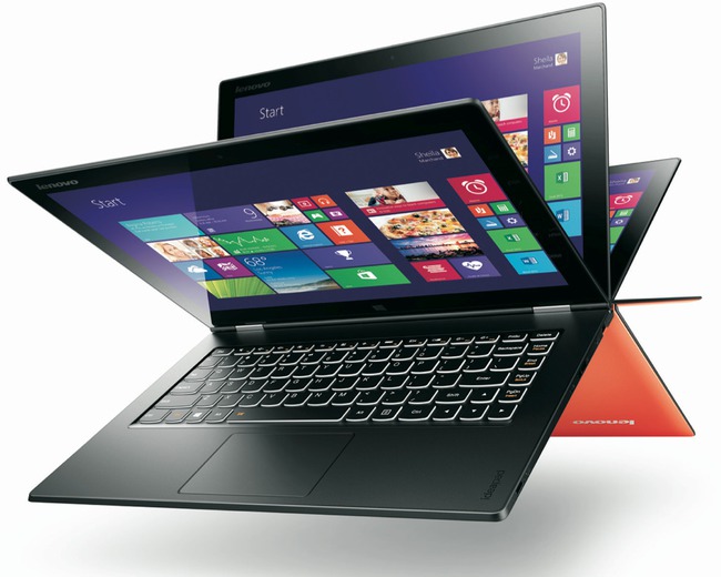 Lenovo công bố Yoga 2: Laptop xoay với màn hình "siêu khủng" 