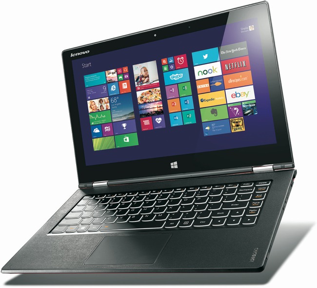Lenovo công bố Yoga 2: Laptop xoay với màn hình "siêu khủng" 