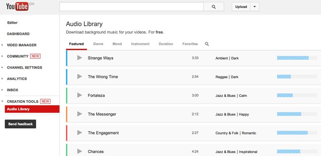 Youtube bổ sung 150 bài hát làm nhạc nền miễn phí cho người dùng