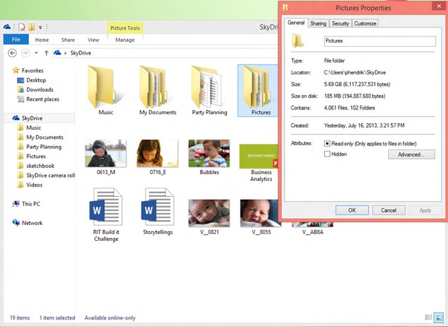 Windows 8.1 cho tìm text trong ảnh